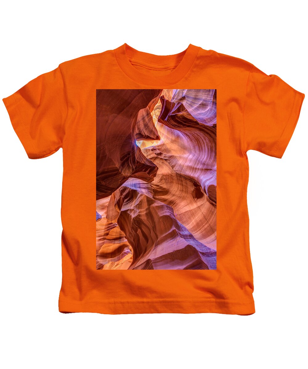 Sandstone Kids T-Shirt featuring the photograph Natural Sandstone Art by Pierre Leclerc Photography