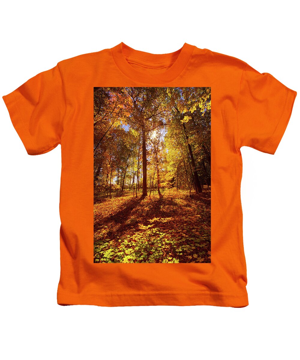 Clouds Kids T-Shirt featuring the photograph Passing Time by Phil Koch