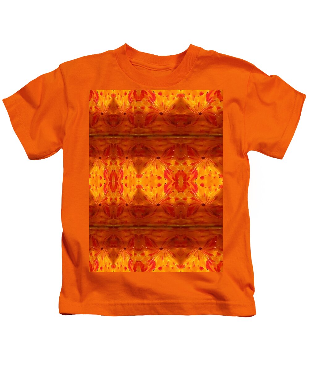 Duvet Kids T-Shirt featuring the digital art Patch Graphic series #4 by Scott S Baker