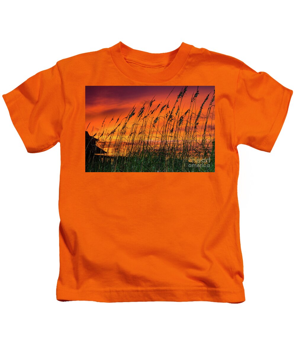 Topsail Island Kids T-Shirt featuring the photograph Outer Banks OBX #1 by Buddy Morrison