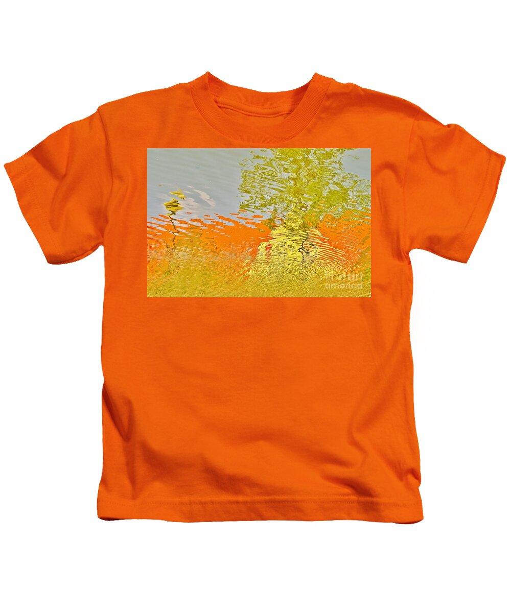 Reflections Kids T-Shirt featuring the photograph Pond Reflection by Merle Grenz