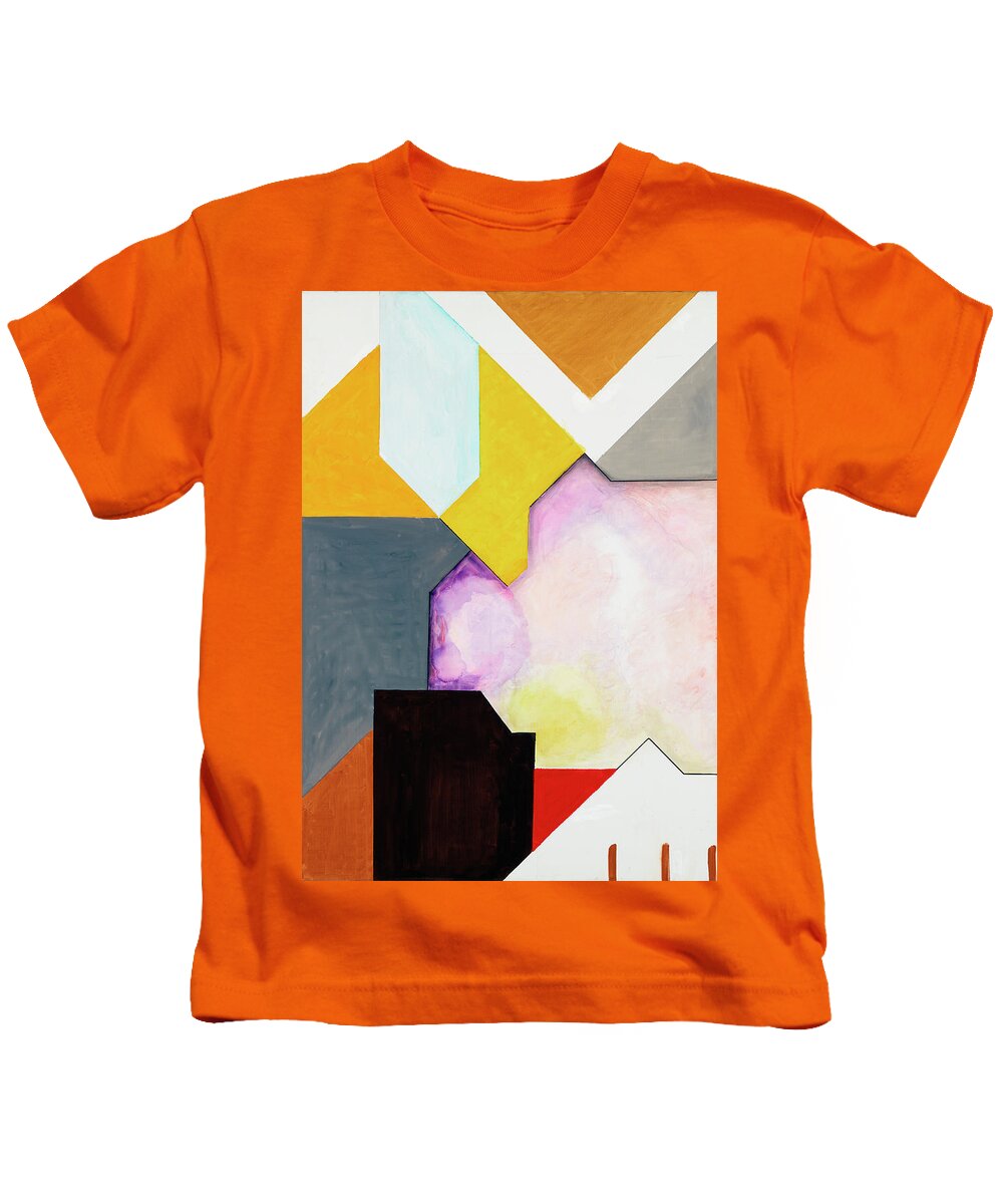 Abstract Kids T-Shirt featuring the painting Sinfonia ad Parnassum - Part 1 by Willy Wiedmann