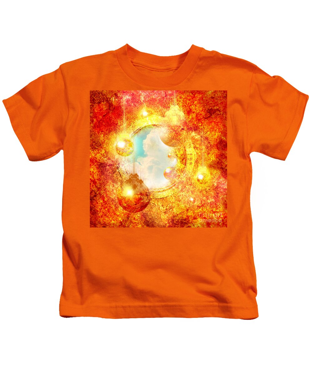 Sun Kids T-Shirt featuring the digital art Sungate by Alexa Szlavics