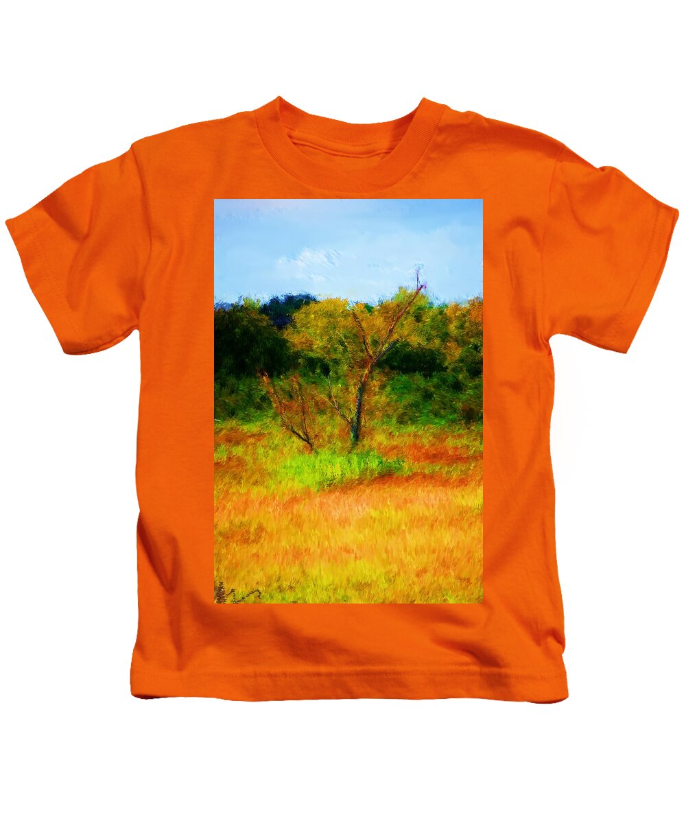 Landscape Kids T-Shirt featuring the photograph Texas Landscape 102310 by David Lane