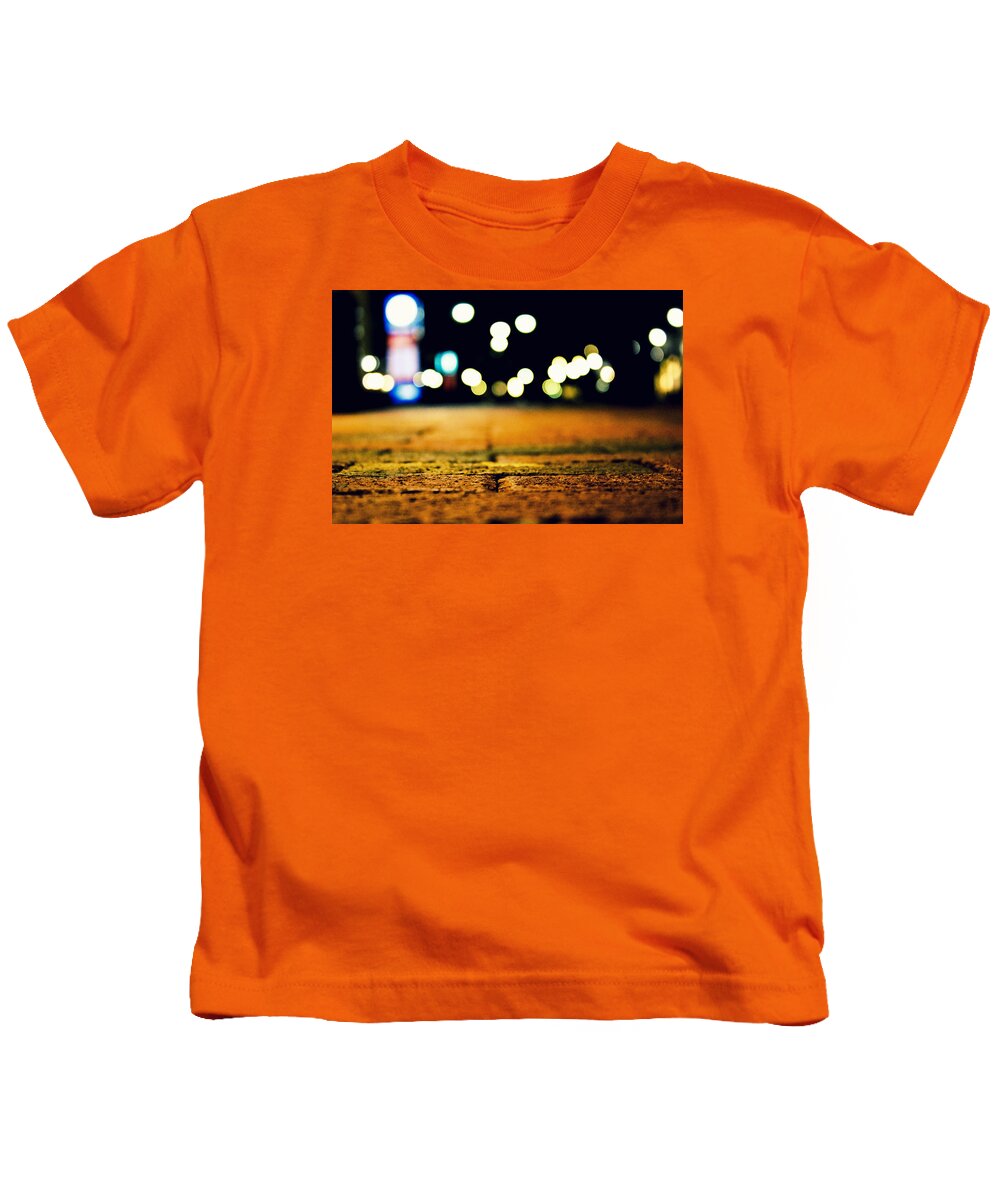 Abstract Kids T-Shirt featuring the photograph The Bricks by Mike Dunn