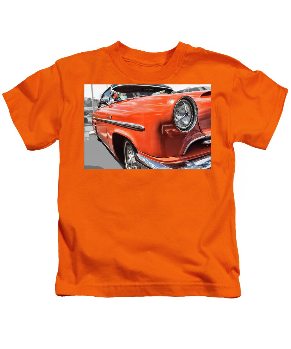 1953 Kids T-Shirt featuring the photograph '53 Mercury Monterey #53 by Daniel Adams
