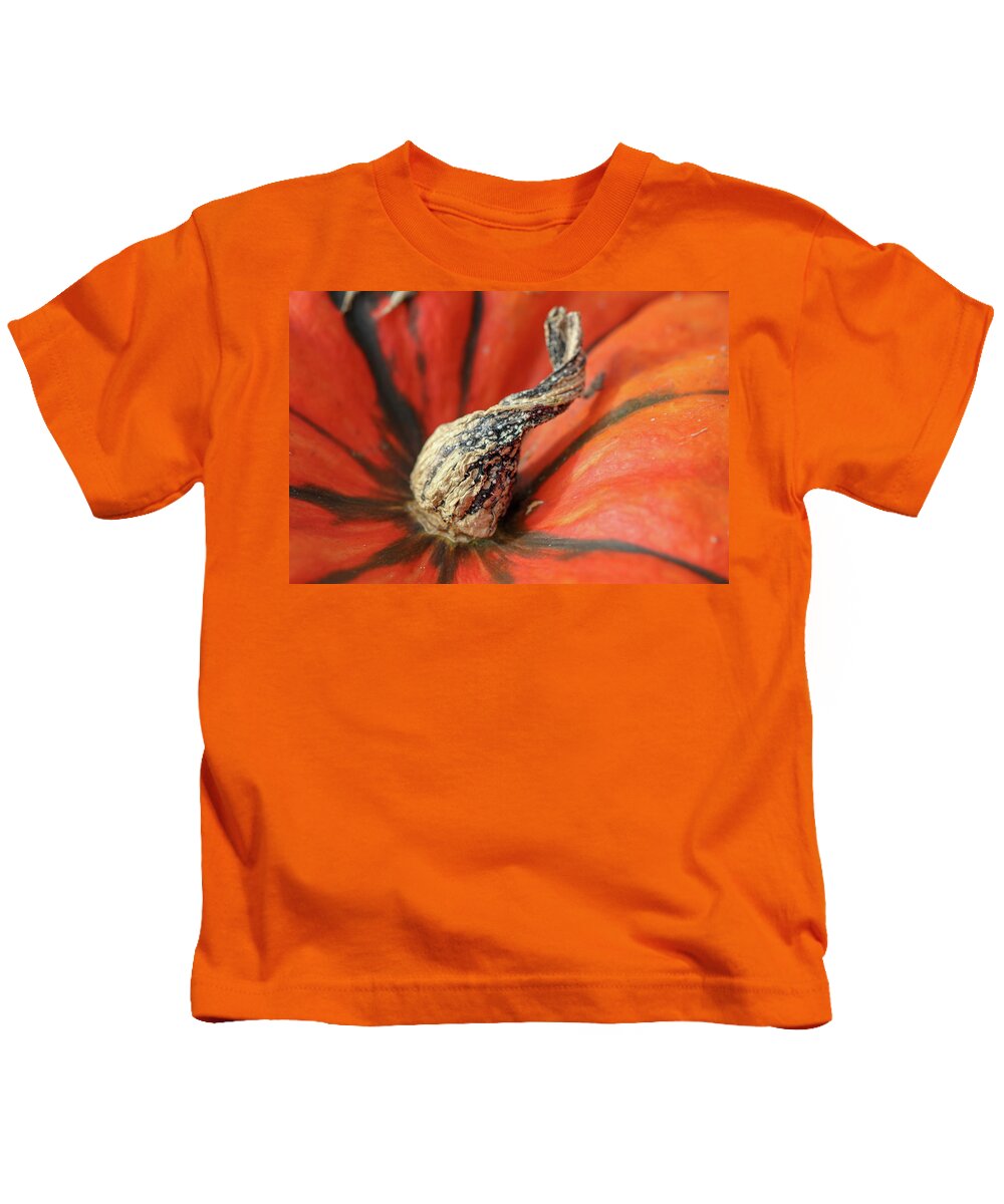 Pumpkin Kids T-Shirt featuring the photograph All Twisted Up by Mary Anne Delgado