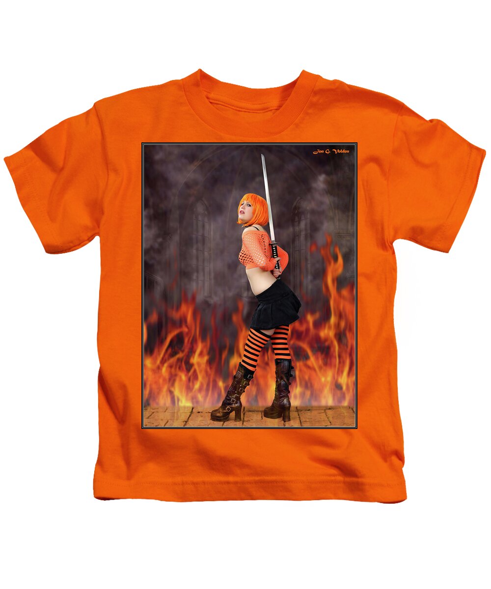 Clockwork Kids T-Shirt featuring the photograph The Clockwork Orange by Jon Volden