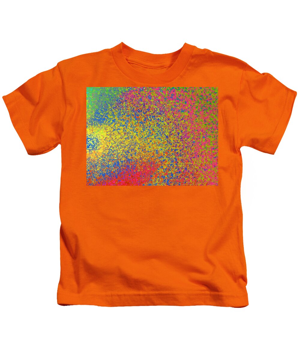 Abstract Kids T-Shirt featuring the digital art Abstract Exressionaryish #9 by T Oliver