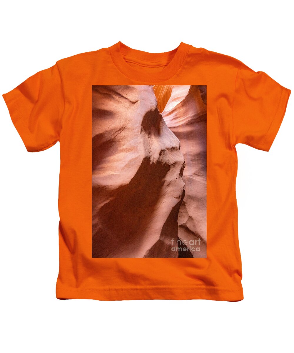 Antelope Canyon Yawn Kids T-Shirt featuring the digital art Antelope Canyon Yawn by Tammy Keyes