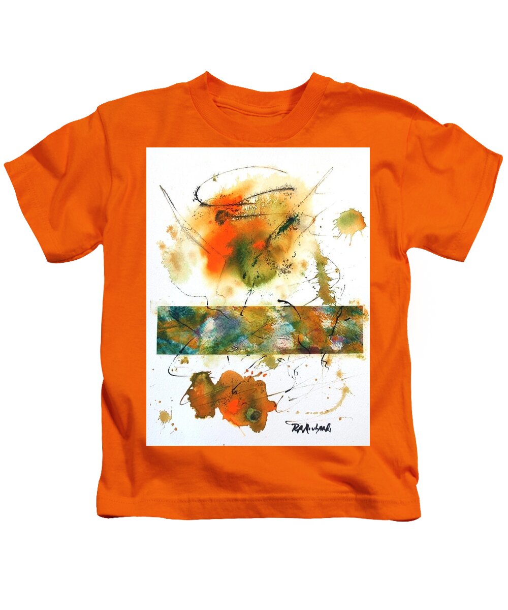 Watercolor Kids T-Shirt featuring the painting Freed by Dick Richards