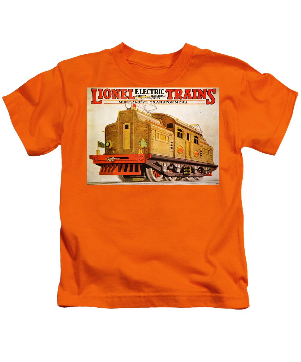 Lionel Trains Kids T-Shirt featuring the photograph Lionel 3 by Imagery-at- Work