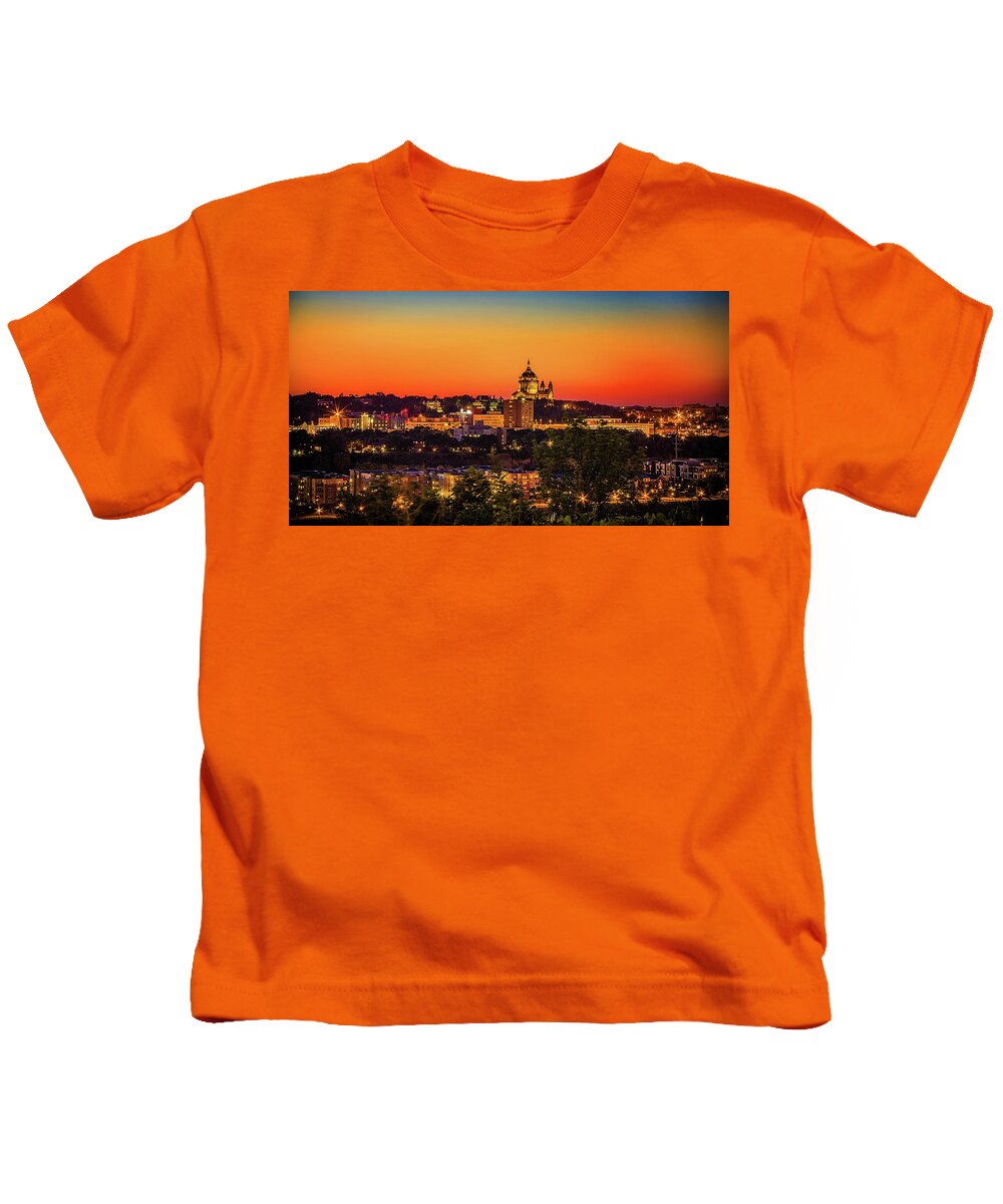  Kids T-Shirt featuring the photograph St Paul Cathedral by Nicole Engstrom