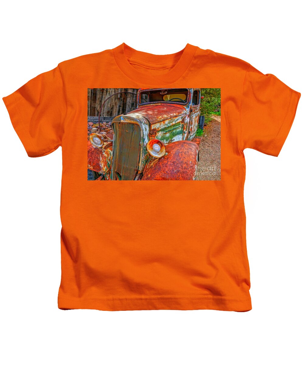  Kids T-Shirt featuring the photograph The Old Boss by Rodney Lee Williams