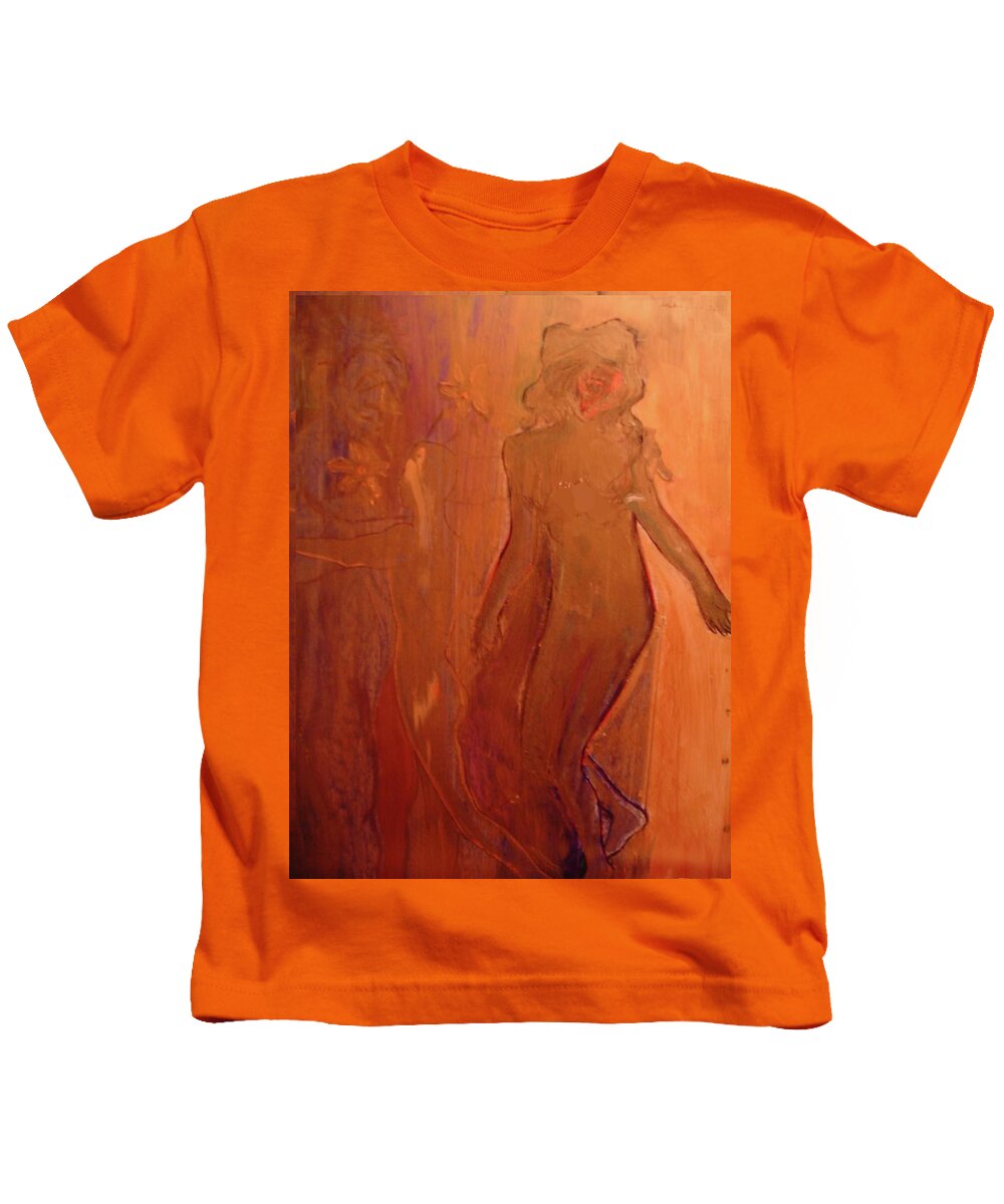 Oil On Canvas Kids T-Shirt featuring the painting The Seeding by Todd Krasovetz