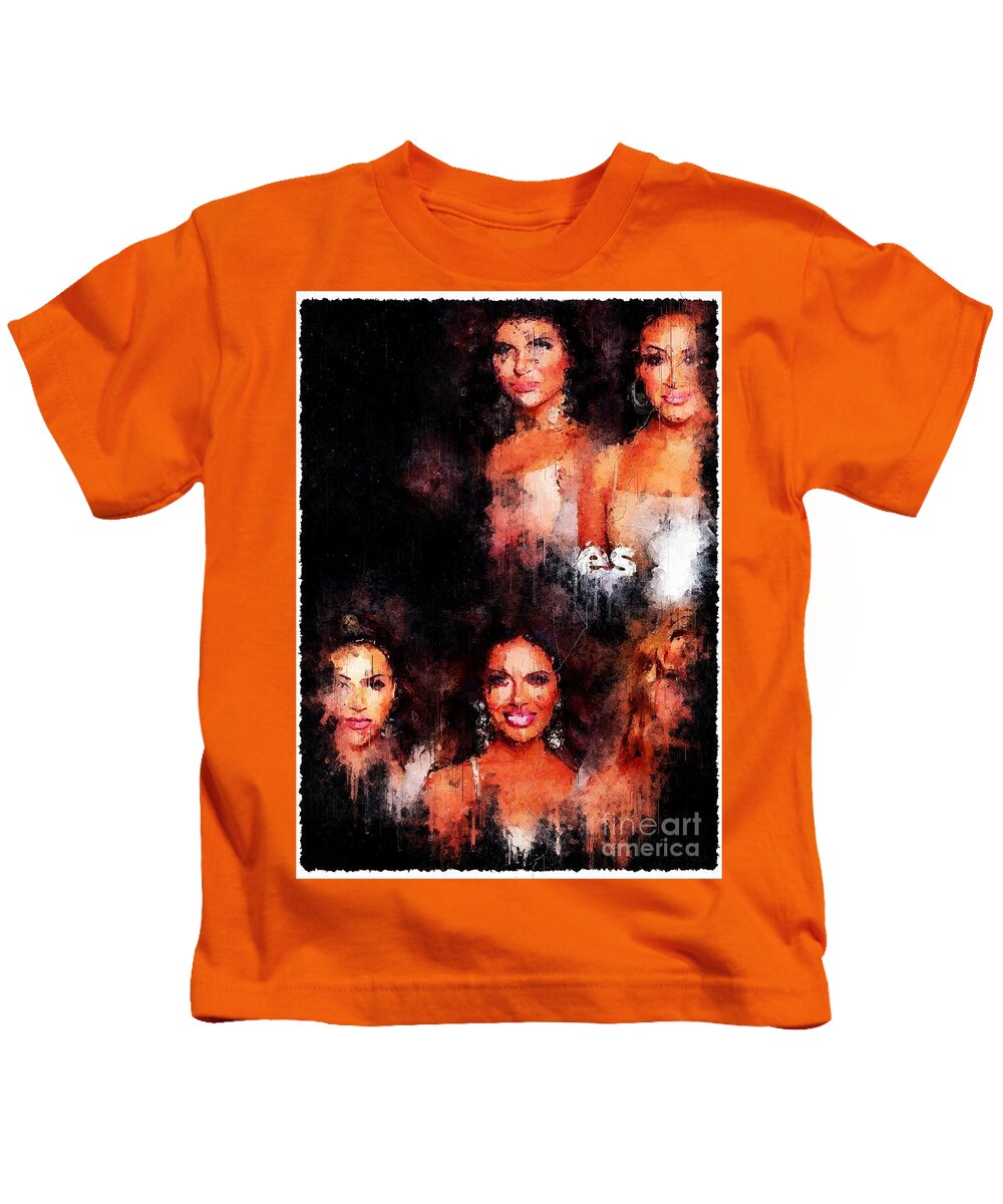 TV Show The Real Housewives of New Jersey Kids T-Shirt by Carrie Stanton -  Pixels