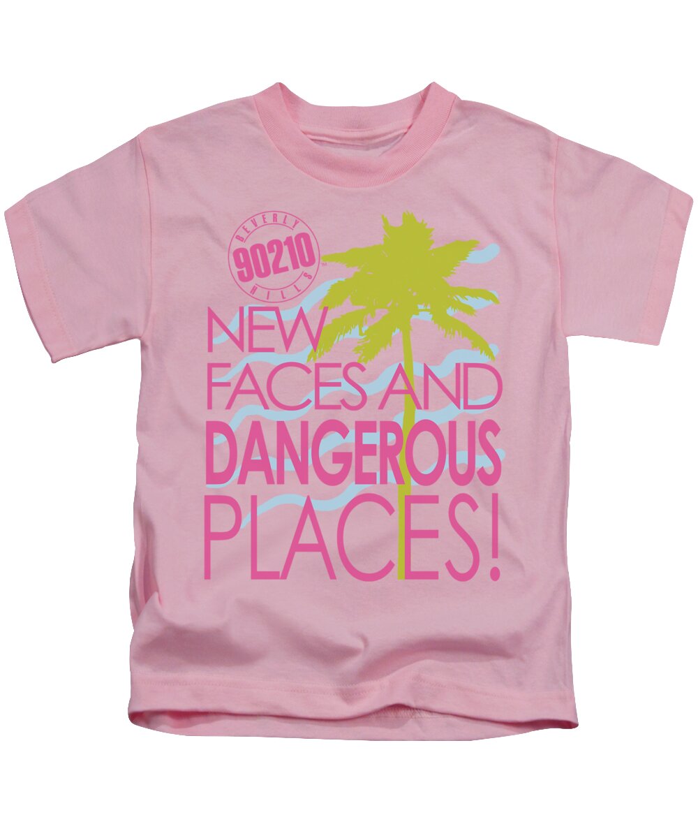 90210 Kids T-Shirt featuring the digital art 90210 - Tagline by Brand A