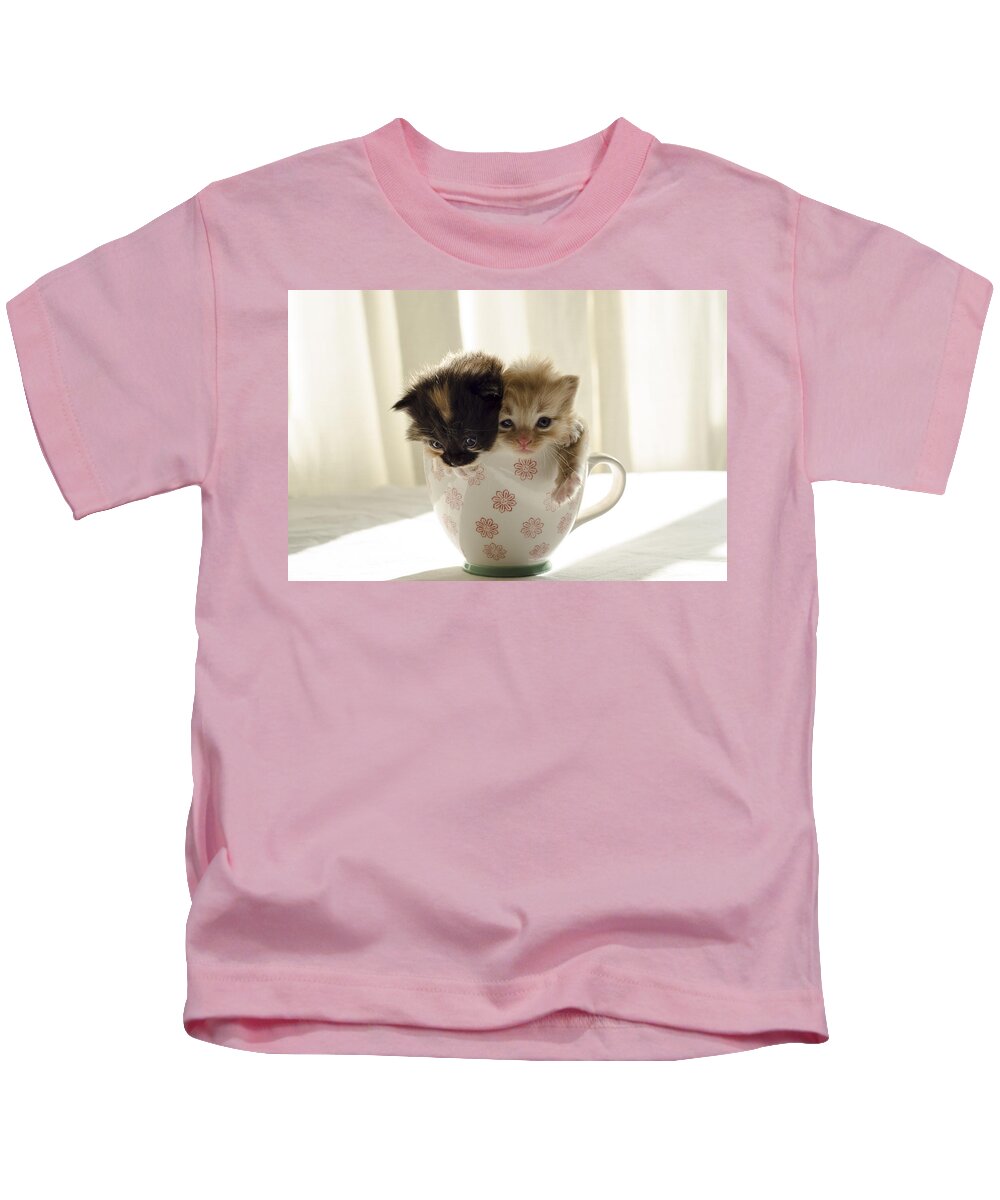 Cute Kids T-Shirt featuring the photograph A cup of cuteness by Spikey Mouse Photography