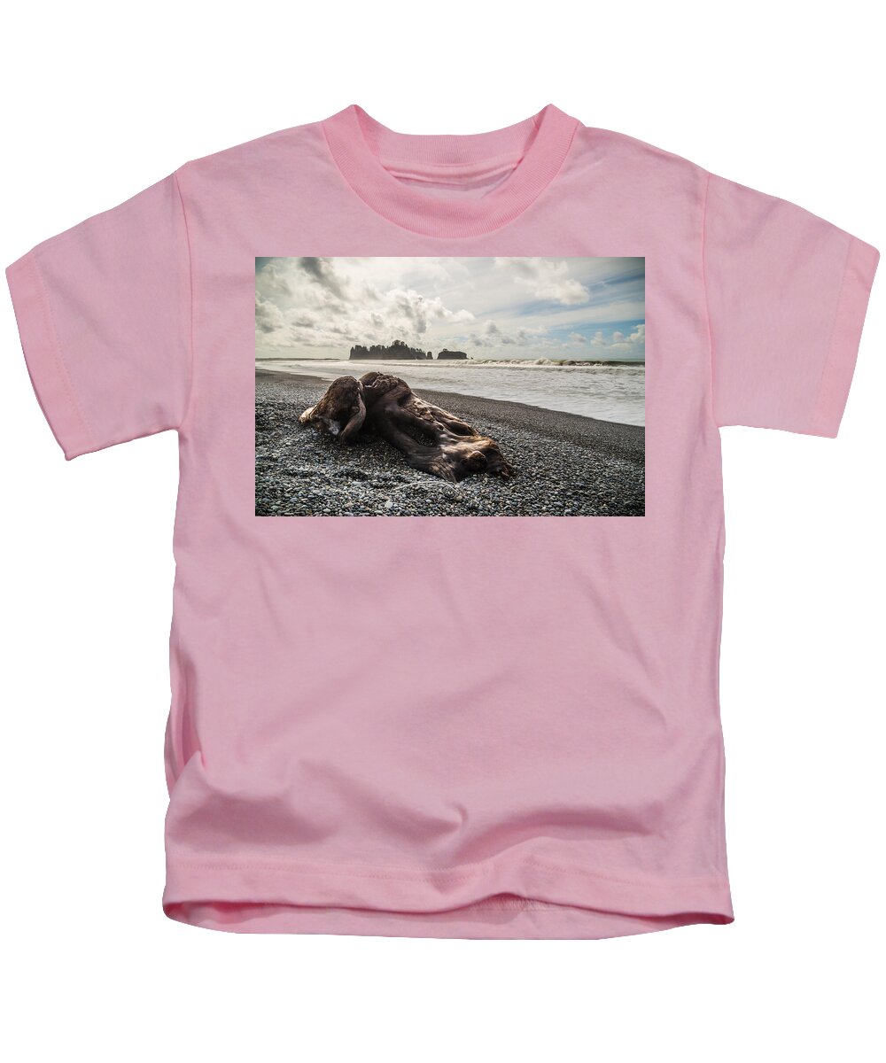 Olympic National Park Kids T-Shirt featuring the photograph Buried by Kristopher Schoenleber
