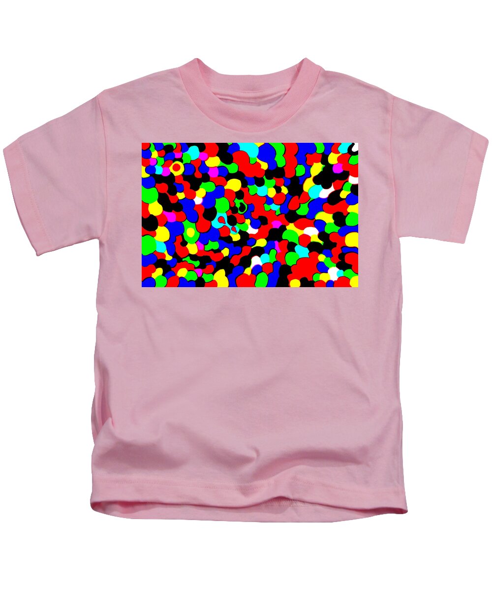 Colors Kids T-Shirt featuring the photograph Busy heads by Christopher Rowlands