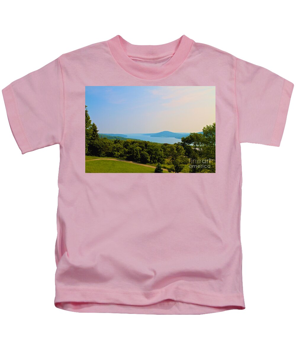 Canandaigua Kids T-Shirt featuring the photograph Canandaigua Lake by William Norton
