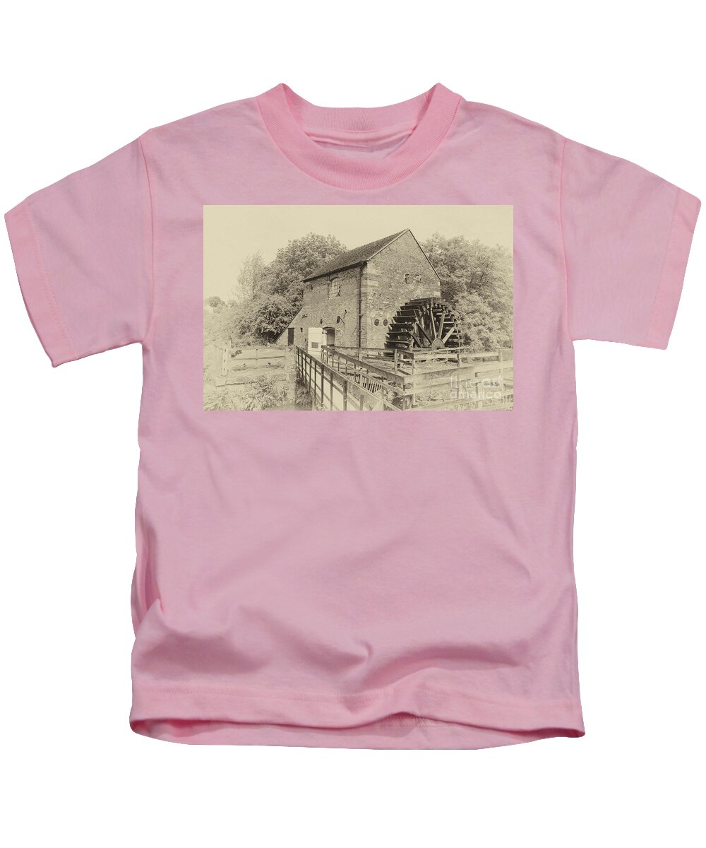 Mill Kids T-Shirt featuring the photograph Cheddleton flint mill by Steev Stamford
