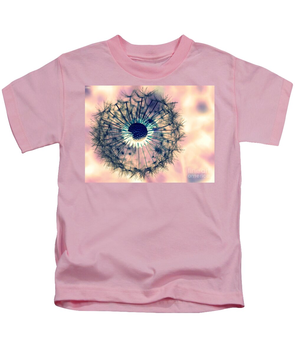 Dandelions Kids T-Shirt featuring the photograph Dandelion 5 by Amanda Mohler