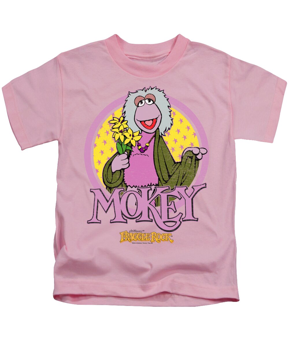  Kids T-Shirt featuring the digital art Fraggle Rock - Mokey Circle by Brand A