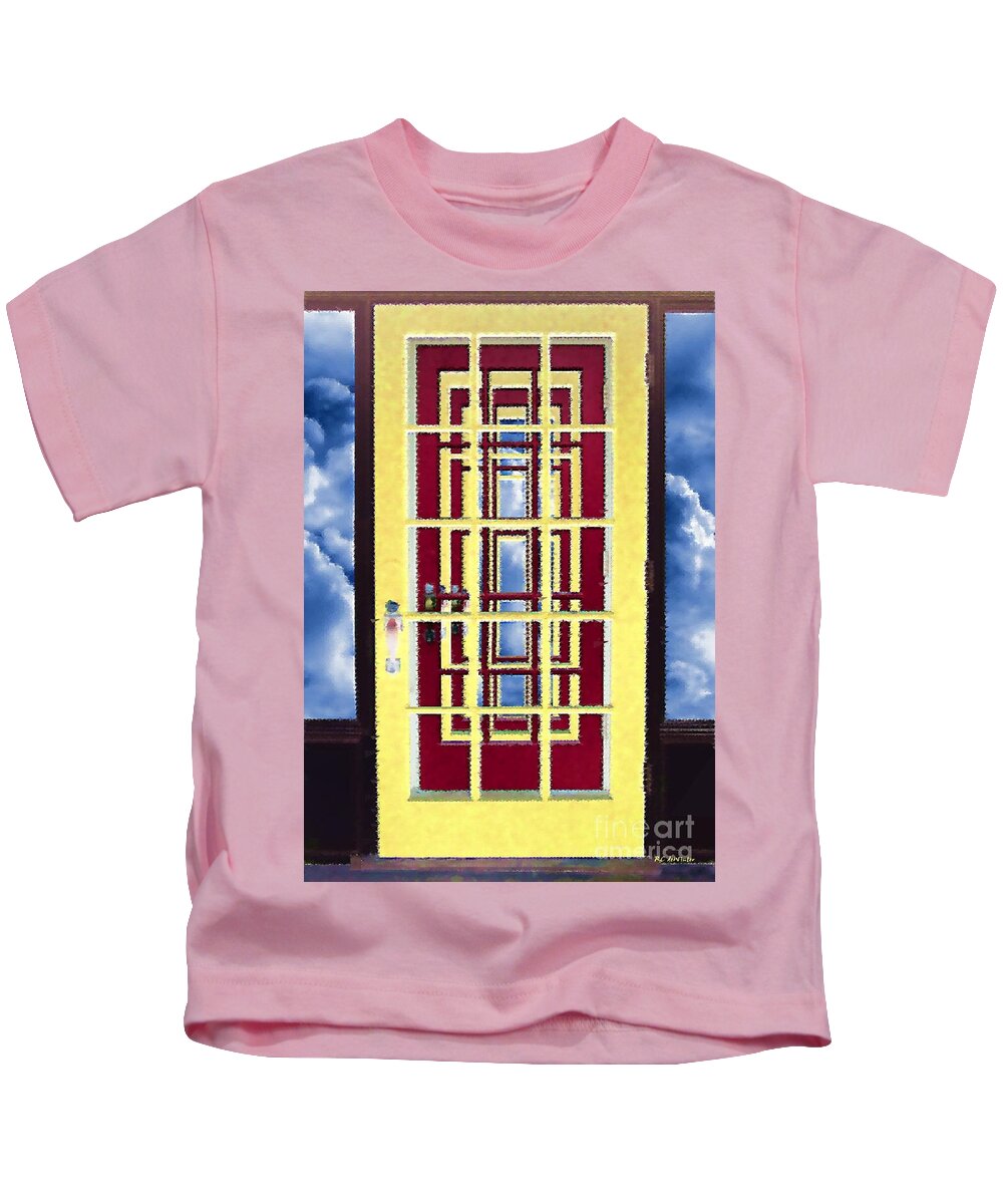 Doors Kids T-Shirt featuring the painting Infinity by RC DeWinter
