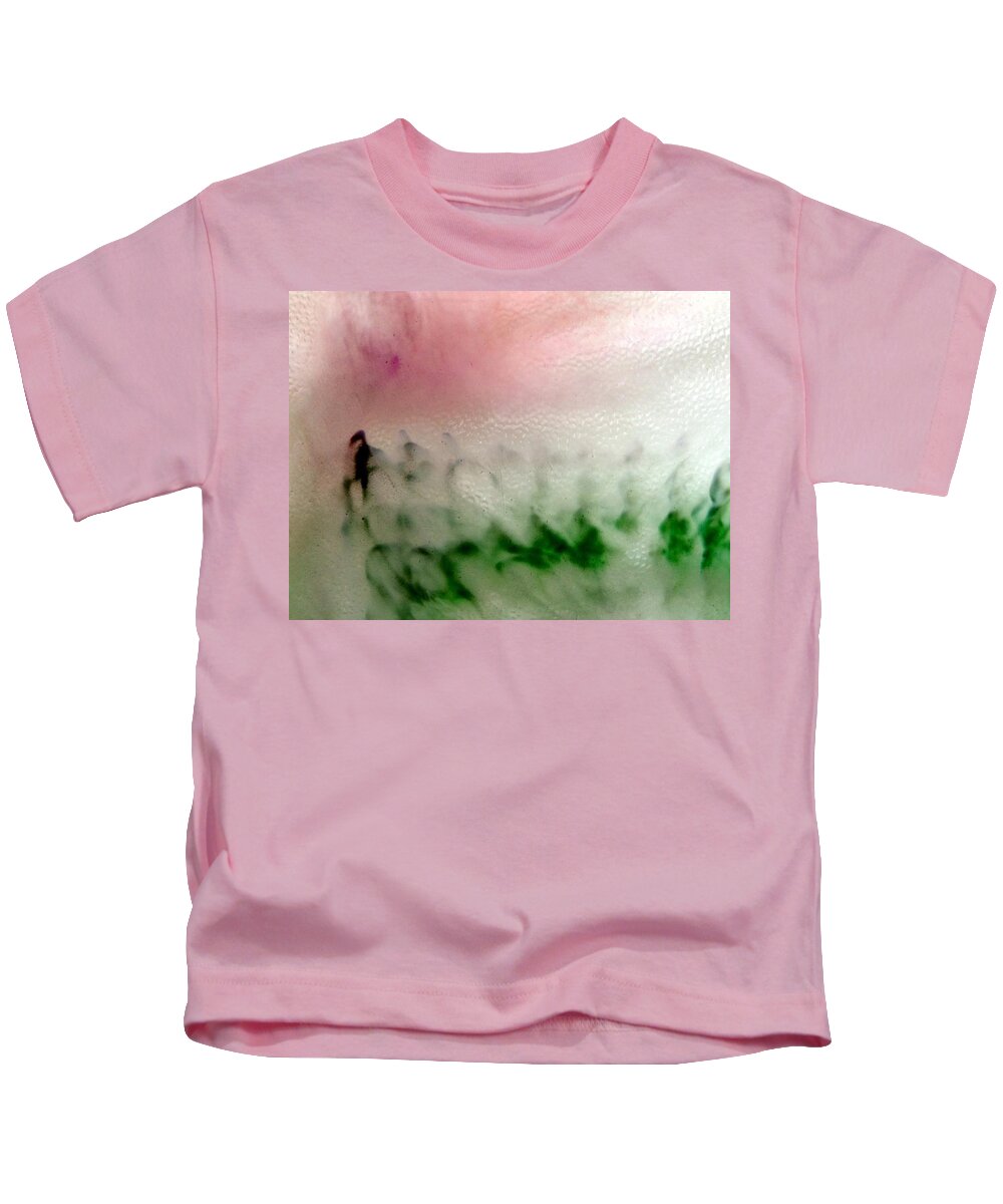  Kids T-Shirt featuring the mixed media It's All You 12 by Judy McNutt