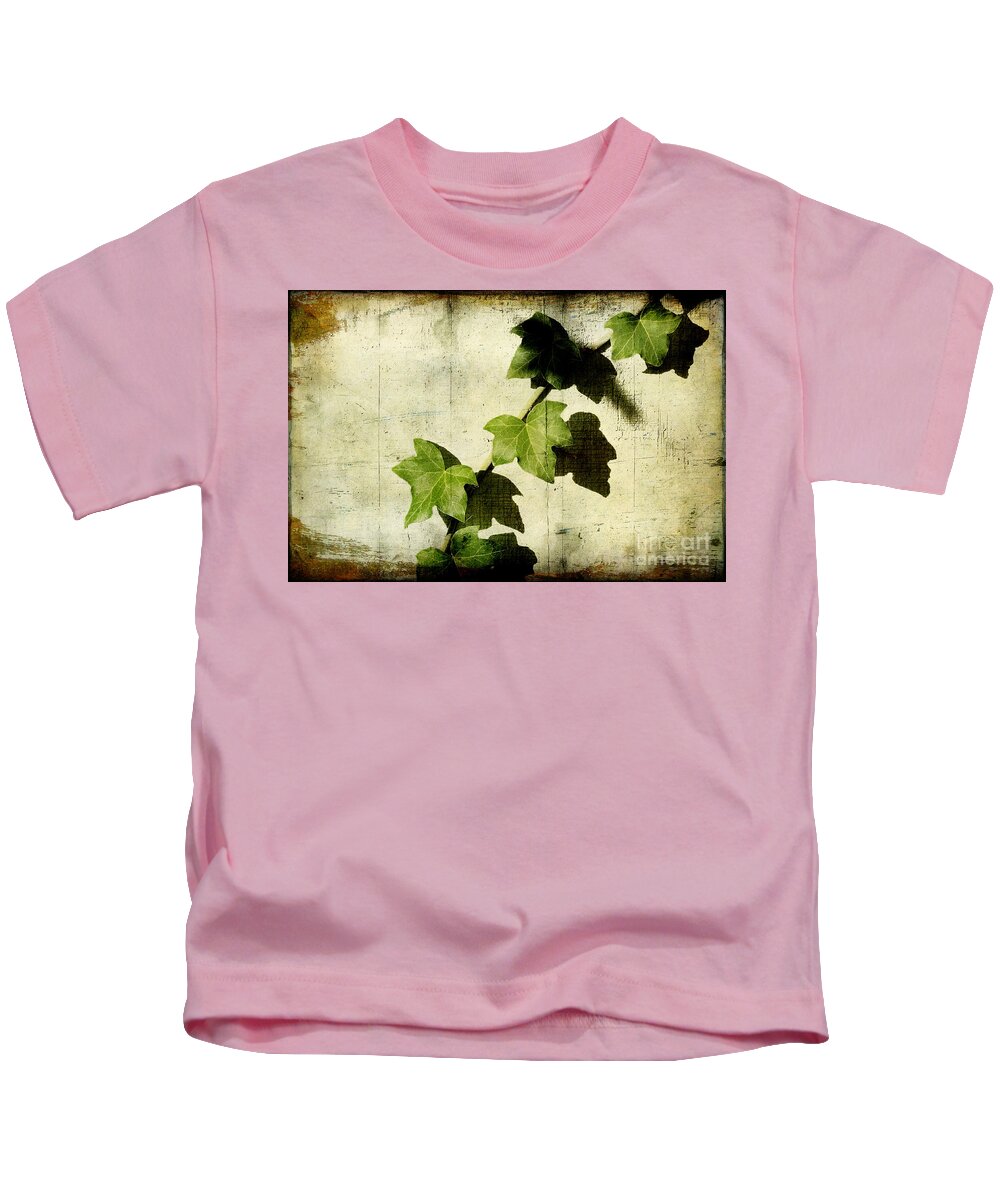 Ivy Kids T-Shirt featuring the photograph Ivy by Ellen Cotton