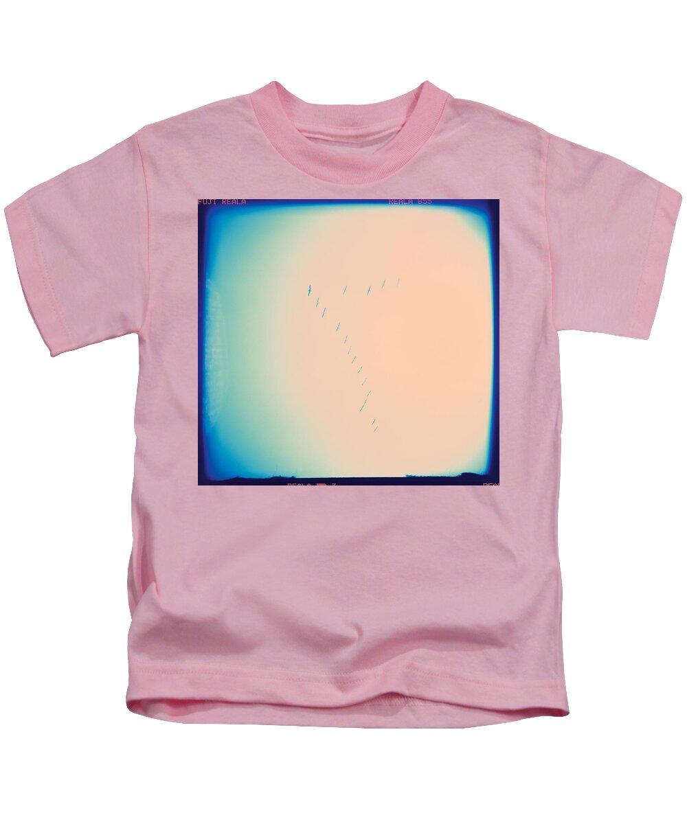 Seagulls Kids T-Shirt featuring the photograph Seven Sky by Carol Whaley Addassi