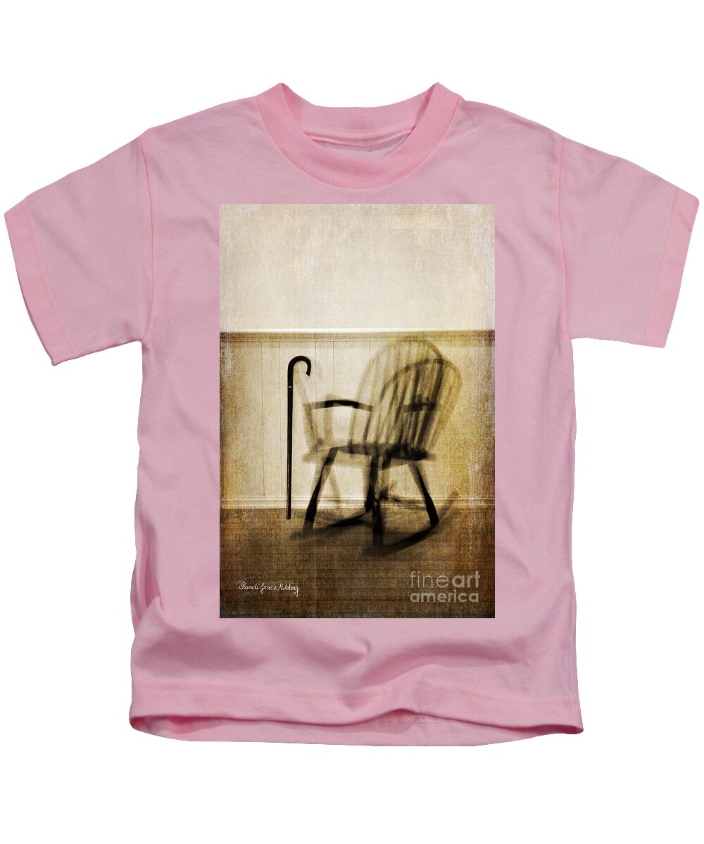 Chair Kids T-Shirt featuring the photograph Still Rockin' by Randi Grace Nilsberg