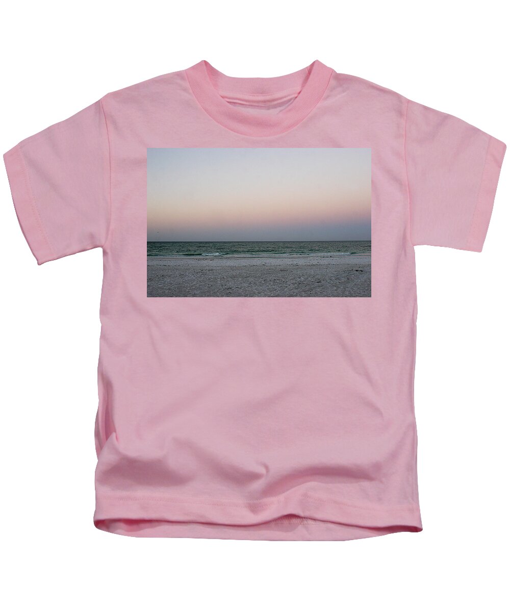 Florida Kids T-Shirt featuring the photograph Sunrise at the Beach by Jean Macaluso