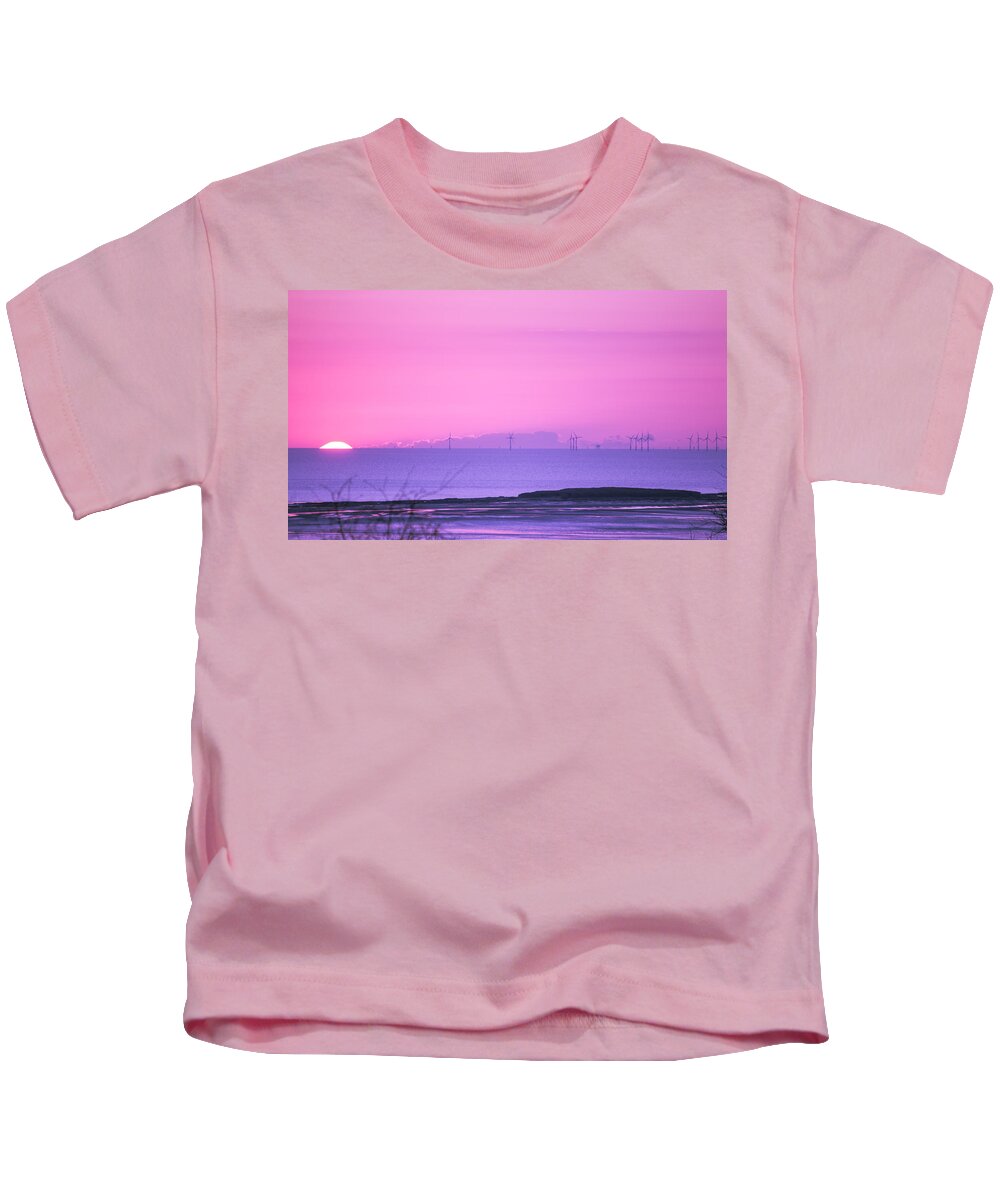 Spring Kids T-Shirt featuring the photograph Sunset by Spikey Mouse Photography