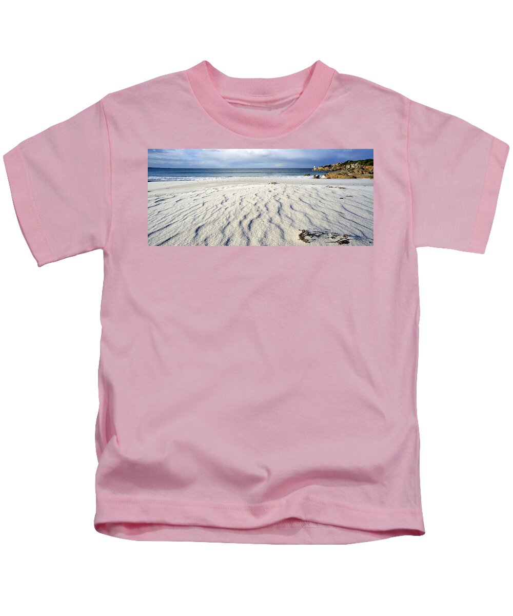 Bay Of Fires Kids T-Shirt featuring the photograph Taylors Beach - Bay of Fires - Tasmania by Anthony Davey