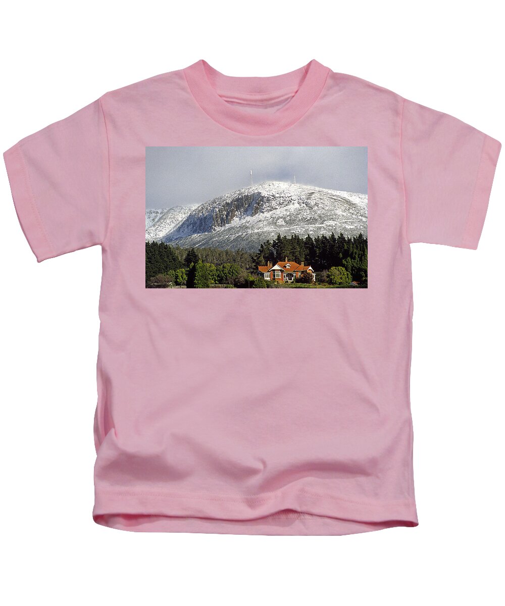 Hobart Kids T-Shirt featuring the photograph The Beauty by Anthony Davey