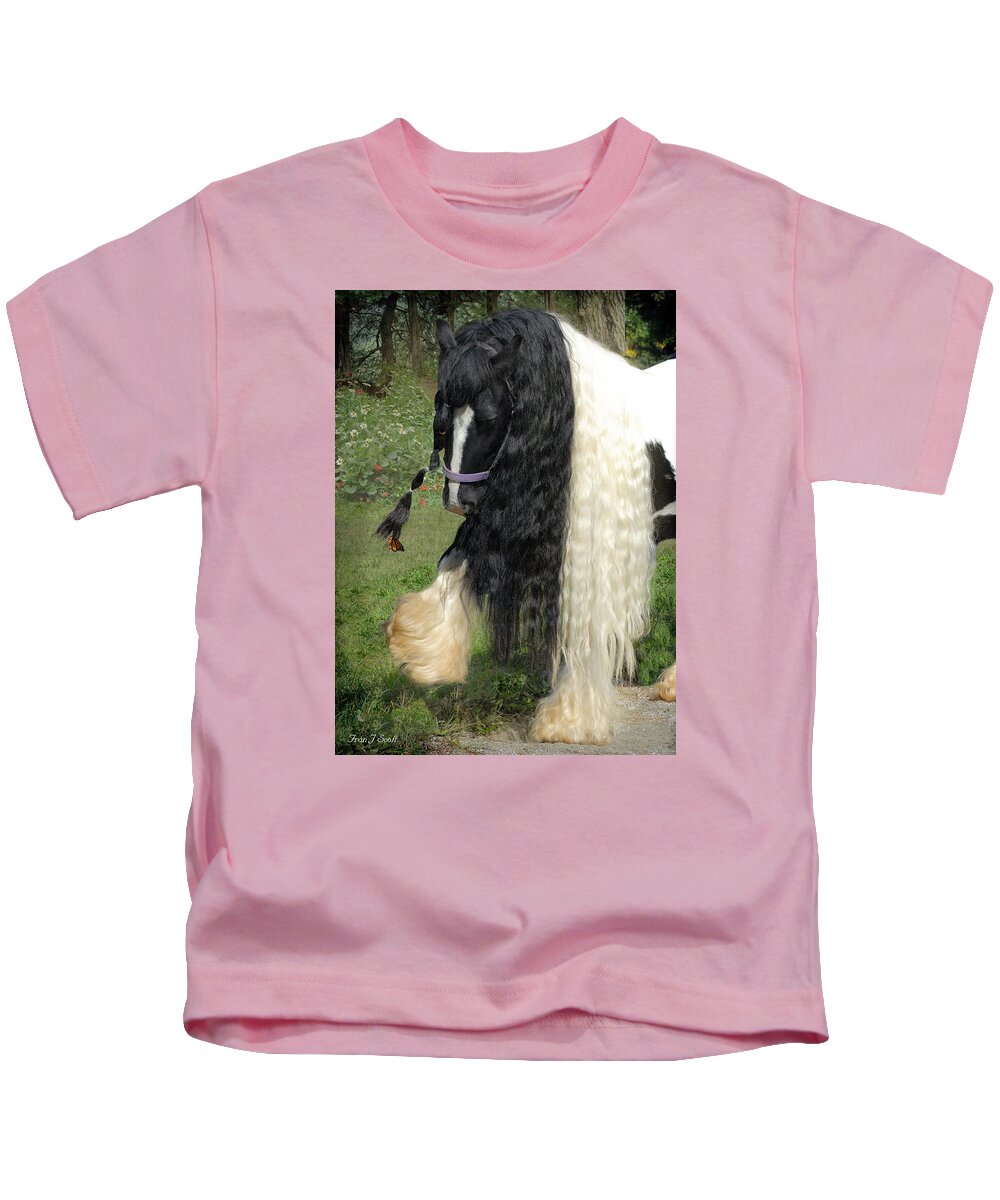 Butterfly Kids T-Shirt featuring the photograph The Hitcher by Fran J Scott