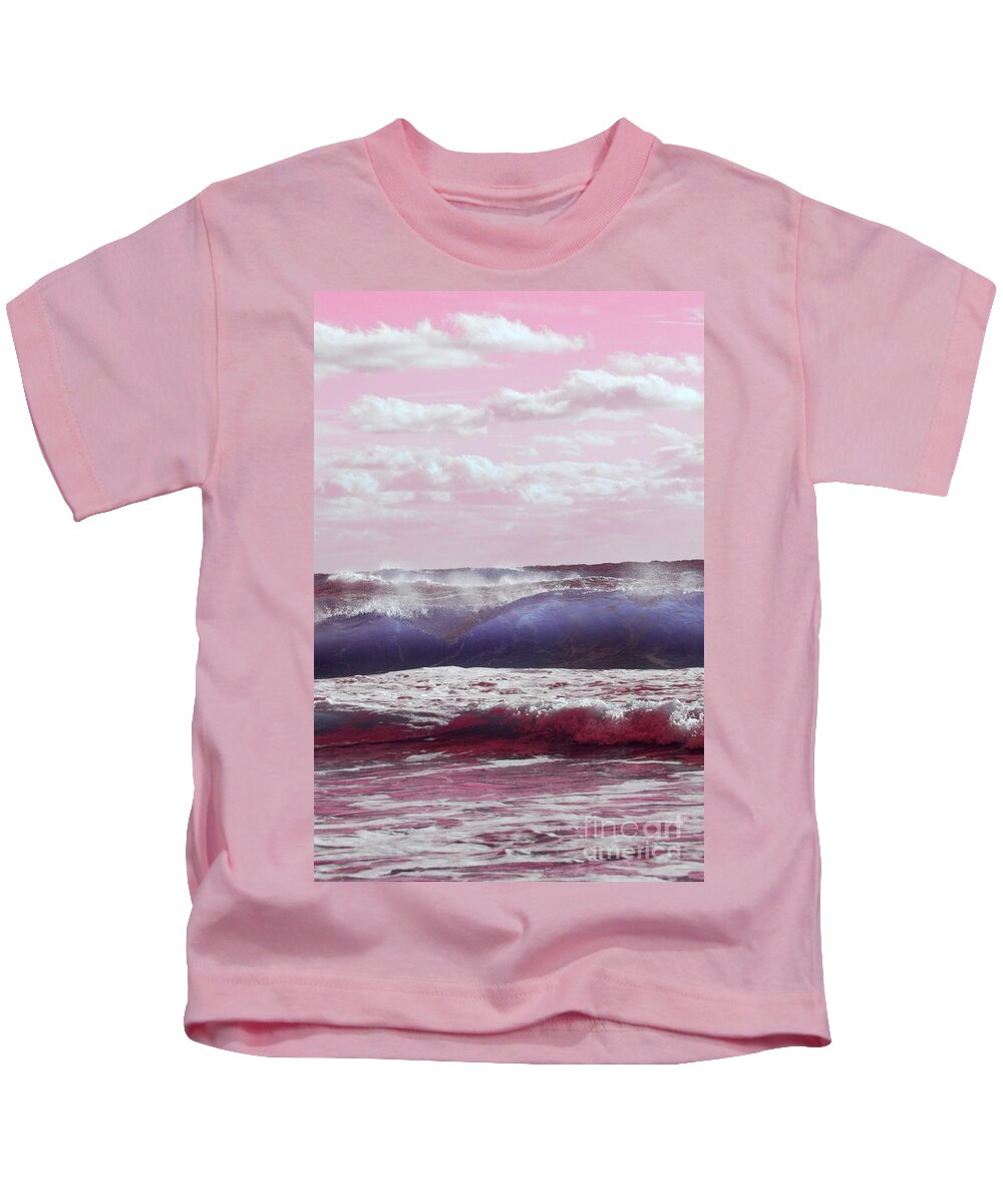 Ocean Kids T-Shirt featuring the photograph Wave Formation 2 by Anthony Wilkening