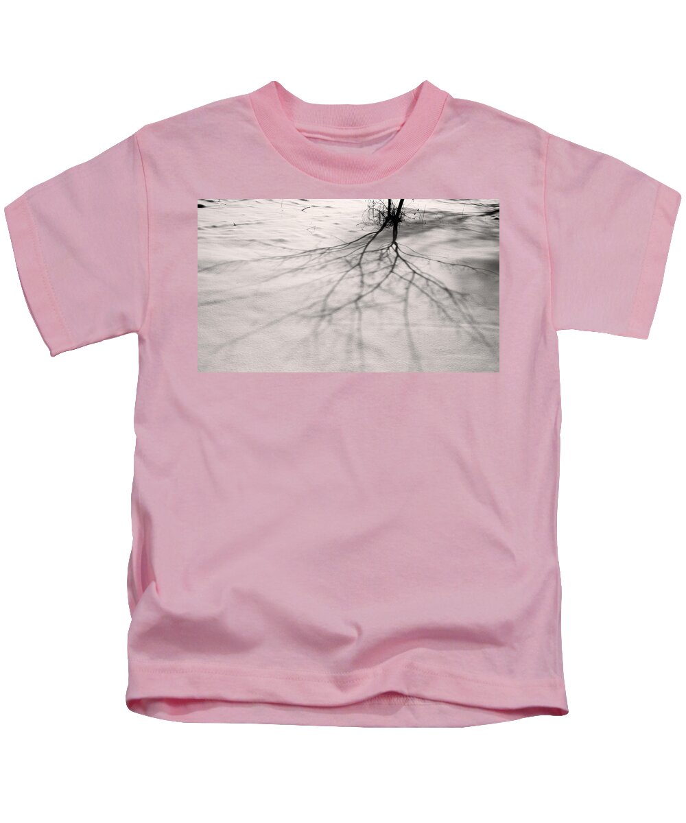 Shadow Kids T-Shirt featuring the photograph Winter by Stacy Abbott