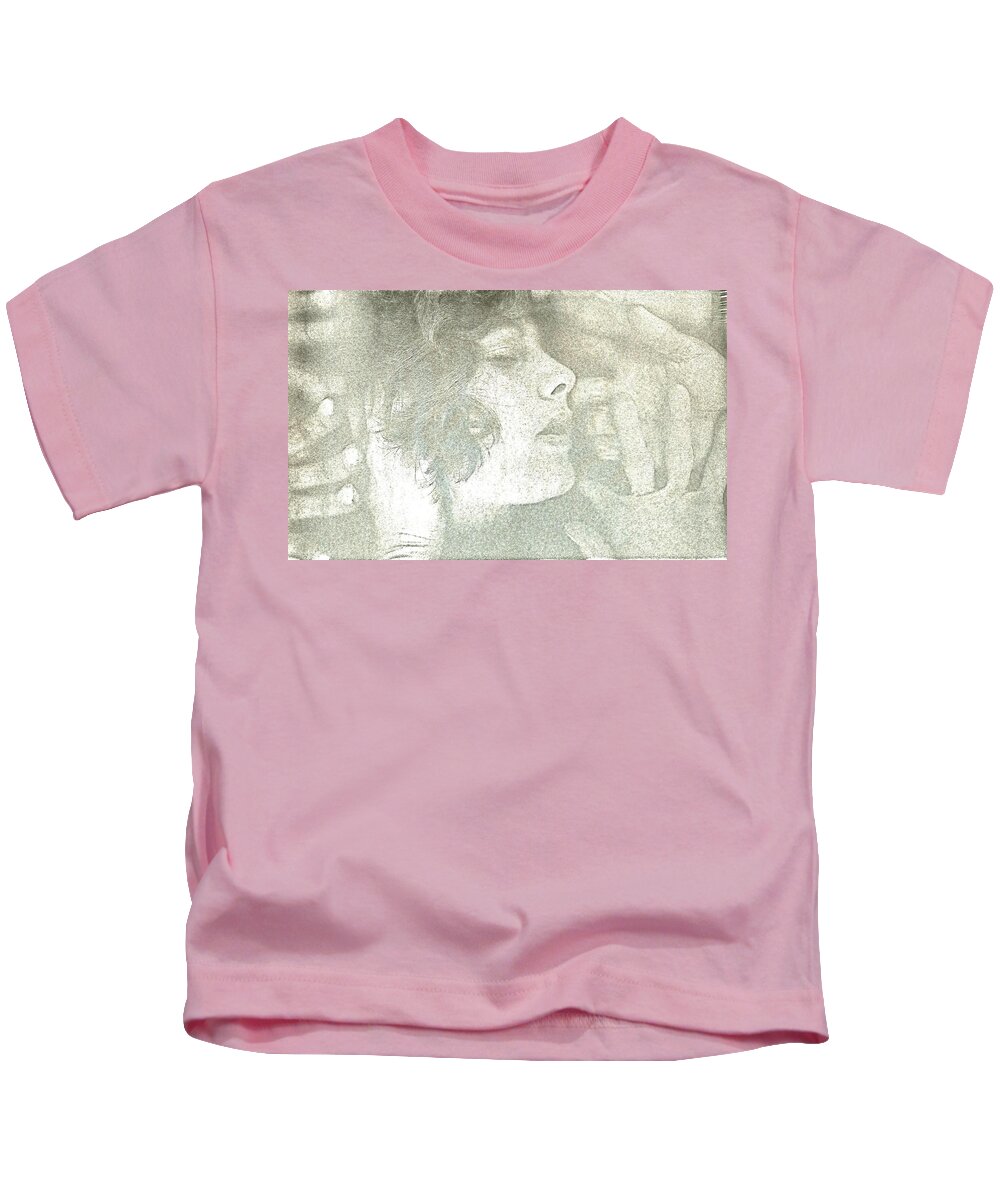 Portrait Kids T-Shirt featuring the photograph Dreaming by Rory Siegel