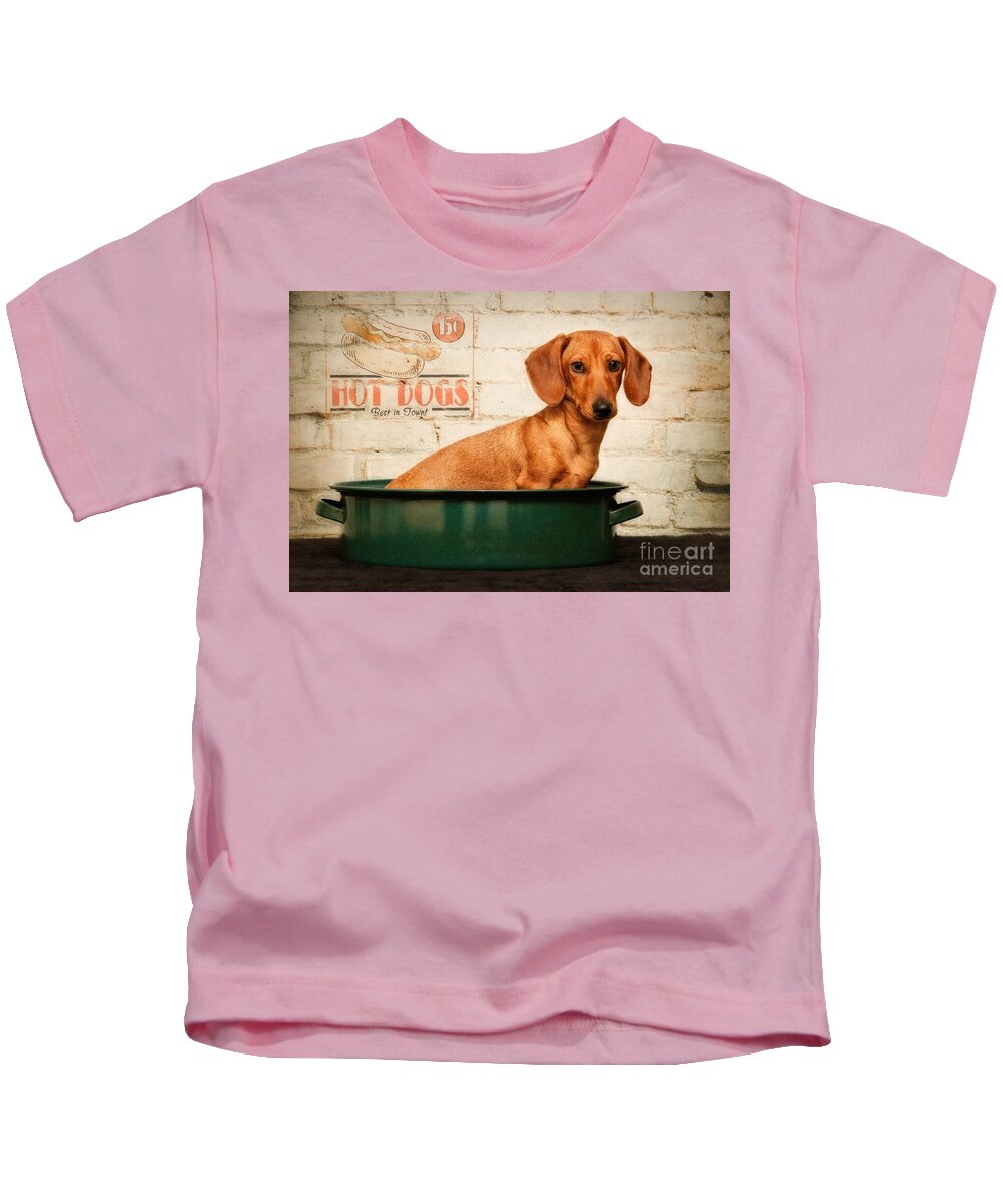 Hot Kids T-Shirt featuring the photograph Get Your Hot Dogs by Susan Candelario