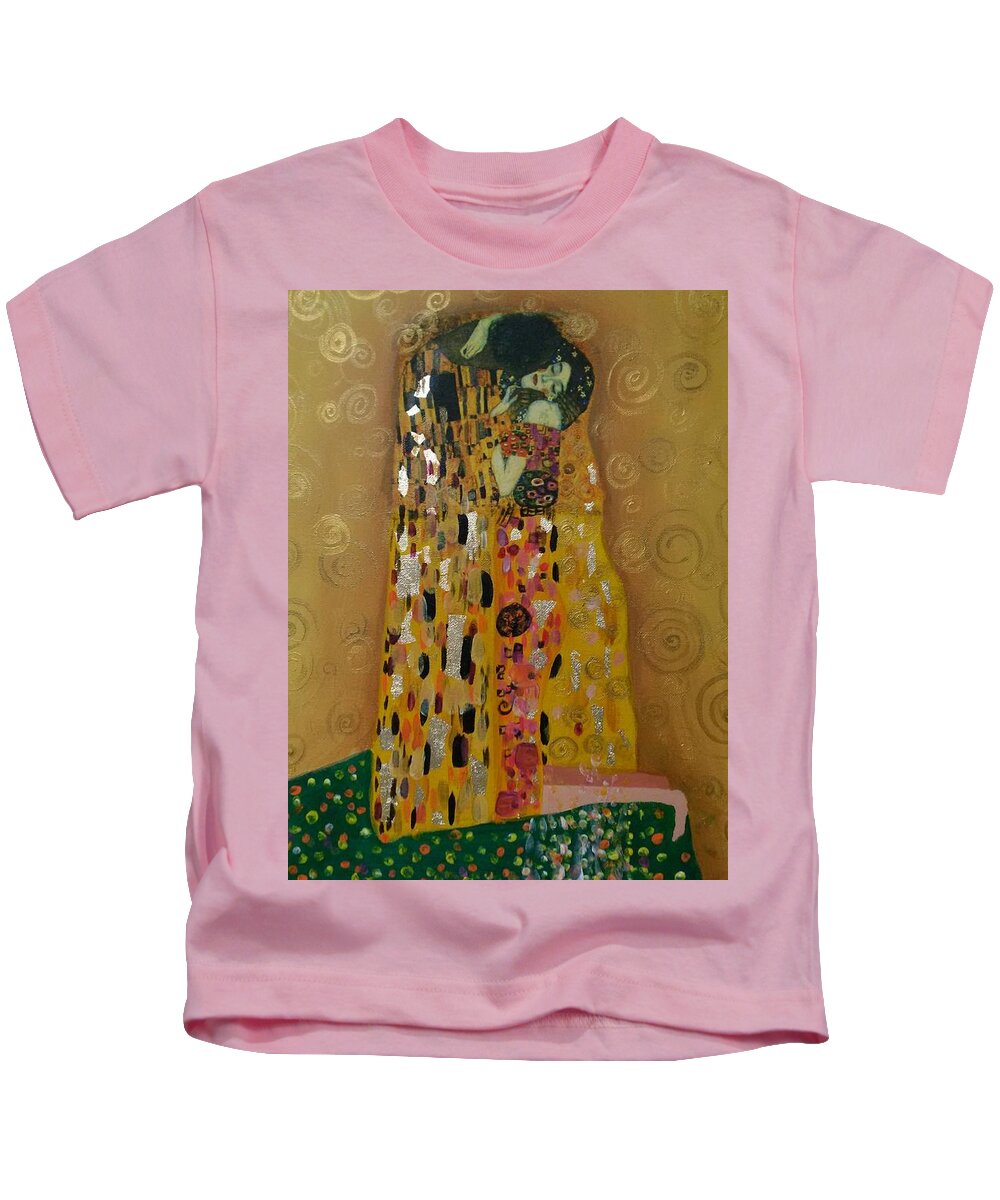 Couple Kids T-Shirt featuring the painting Inspiration by Lynne McQueen