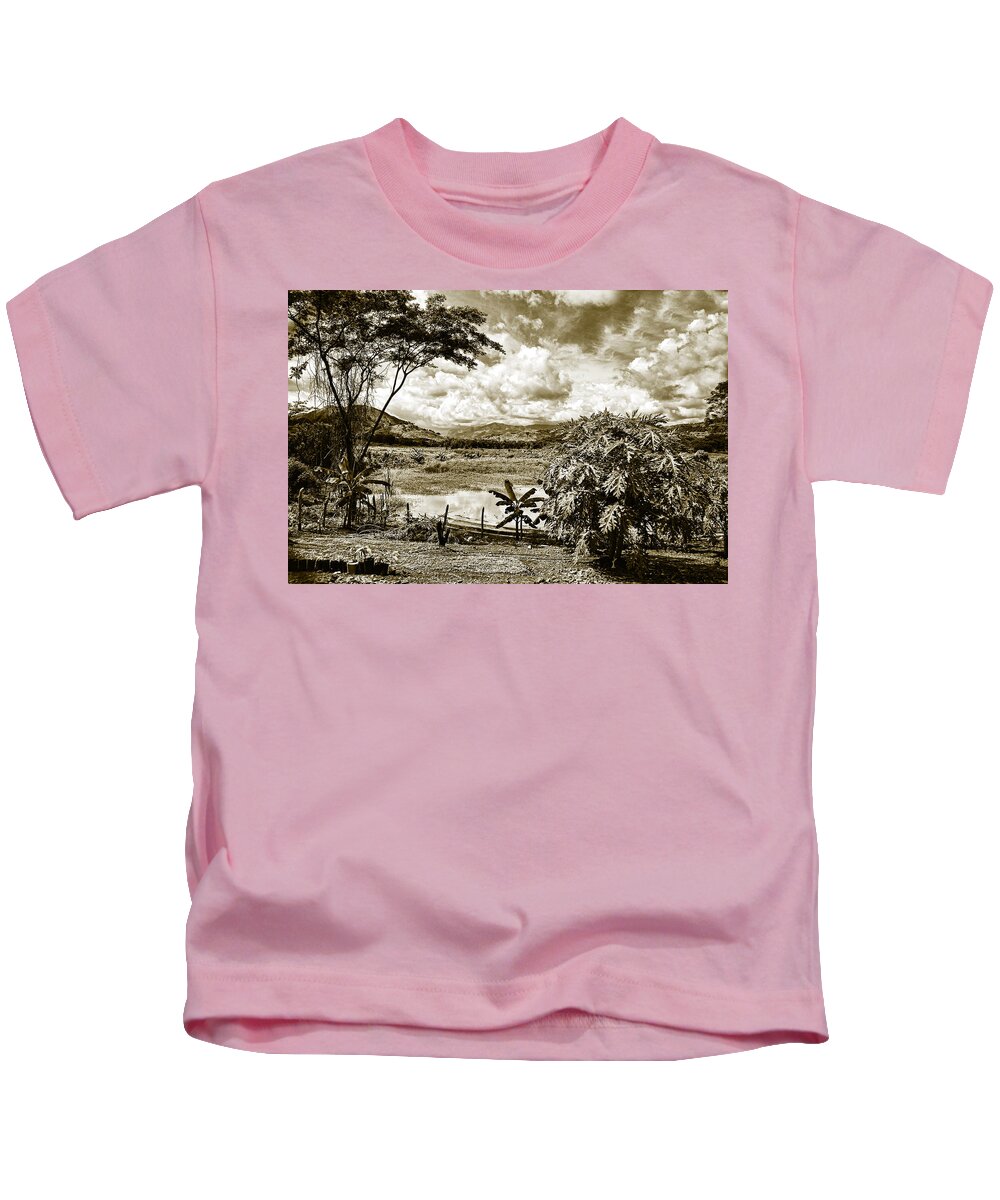  Kids T-Shirt featuring the photograph Llanos Venezolanos #1 by Galeria Trompiz