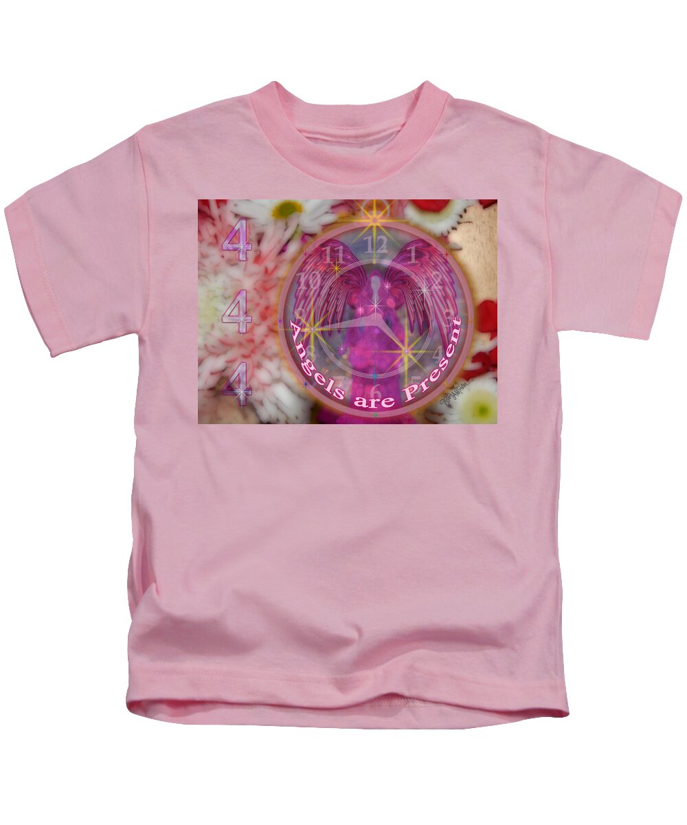 444 Kids T-Shirt featuring the photograph #8913_444 Angels are Present #8913444 by Barbara Tristan