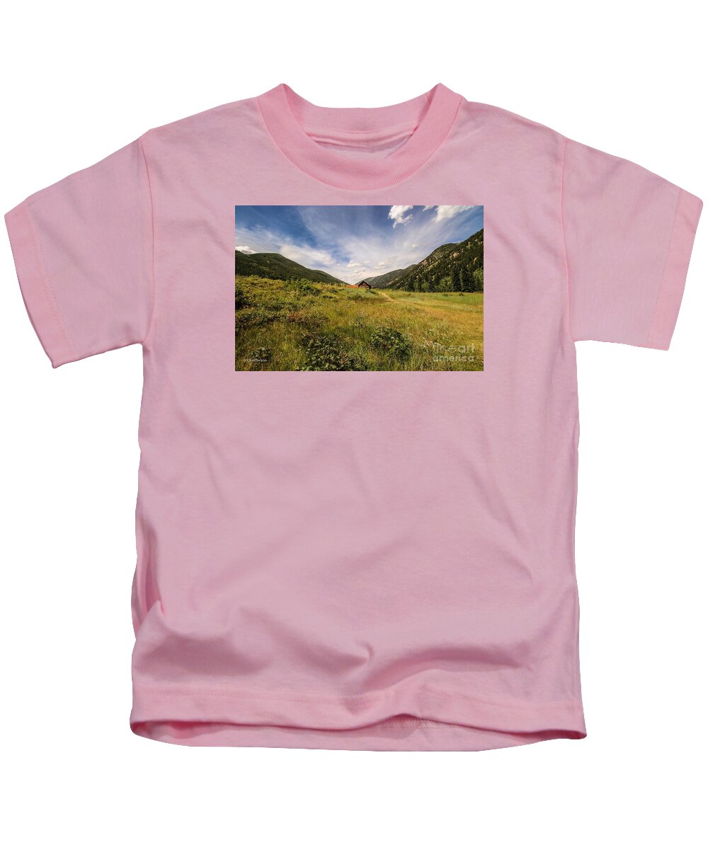 Ashcroft Ghost Town Kids T-Shirt featuring the photograph Ashcroft Ghost Town by Veronica Batterson