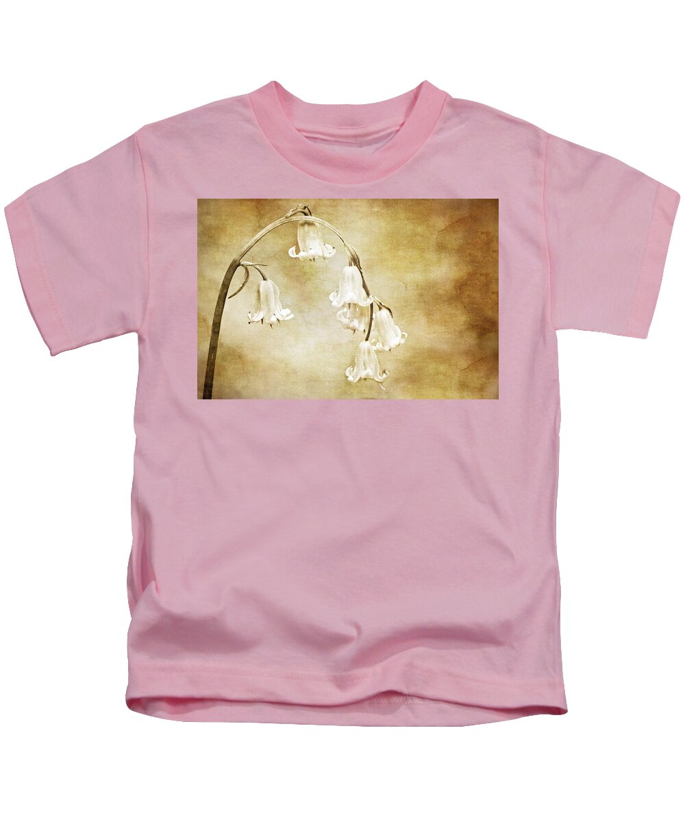 Abstract Kids T-Shirt featuring the photograph Bluebell Arch by Meirion Matthias