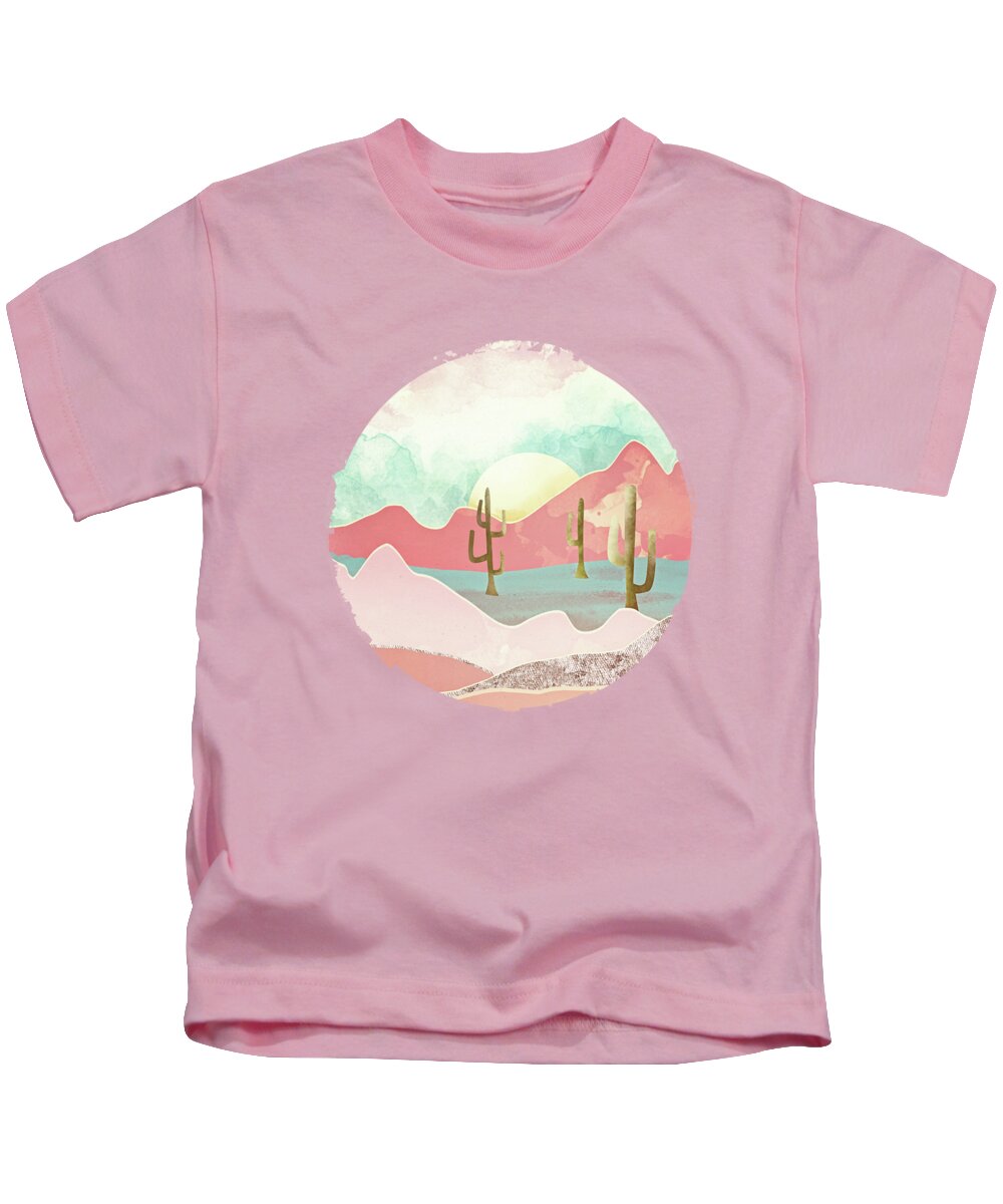 Desert Kids T-Shirt featuring the digital art Desert Mountains by Spacefrog Designs