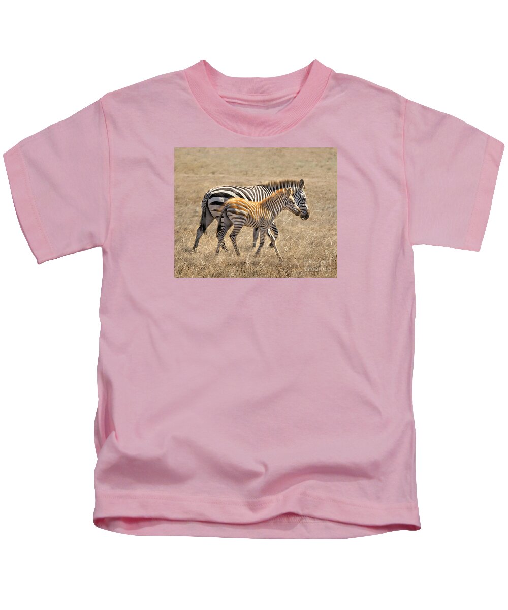 California Kids T-Shirt featuring the photograph Different Stripes by Alice Cahill