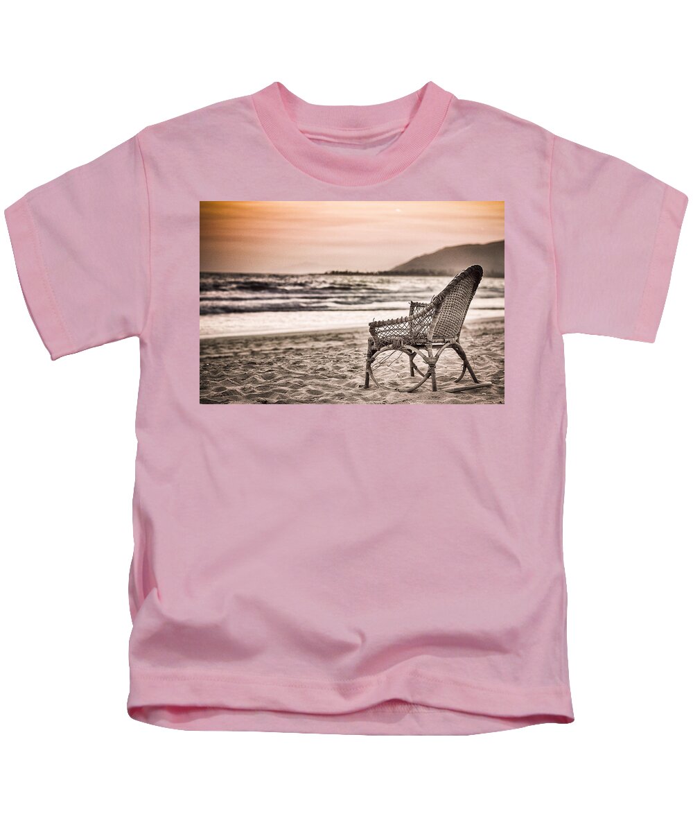 Beach Kids T-Shirt featuring the photograph Emptiness by Scott Wyatt